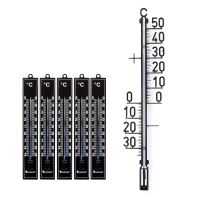 Lantelme 6er Set Innen Außen Thermometer 35 cm...