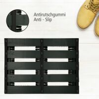 Lantelme Schuhabstreifer Holz mit Borsten Made in Germany