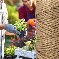 Lantelme 50 Meter Sisal Gartenseil imprägniert...