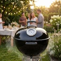 Lantelme Grill Thermometer Edelstahl für den Grillraum