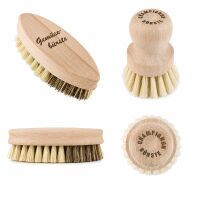 Lantelme Obst und Gemüsebürsten Set aus Holz Made in Germany