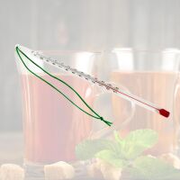 Lantelme Teewasserthermometer Glas 24 cm – analoges Tee Thermometer