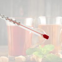 Lantelme Teewasserthermometer Glas 24 cm – analoges Tee Thermometer
