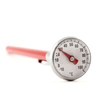 Lantelme Edelstahl Einstichthermometer Analog Wasserdicht