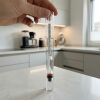 Lantelme Glas Salzlakeprüfer zur Salzgehalt Messung zum Pökeln Räuchern