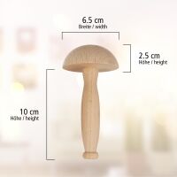 Lantelme Stopfpilz Stopfei Set Holz Sockenstopfer Nähutensilien