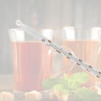 Lantelme Teethermometer Glas 24cm