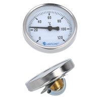 Lantelme Bimetall Rohranlegethermometer mit Federhalterung