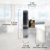 Lantelme Bimetall Rohranlegethermometer mit Federhalterung