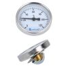 Lantelme Bimetall Rohranlegethermometer mit Federhalterung