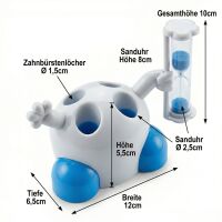 Lantelme Kinder Zahnbürstenhalter mit Sanduhr...