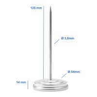 Lantelme Fleisch Einstichthermometer Edelstahl für Kerntemperaturmessung