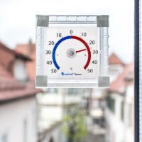 Lantelme Fensterthermometer zum ankleben 3 Stück Spar-Set