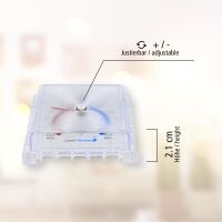 Lantelme Fensterthermometer zum ankleben 3 Stück Spar-Set