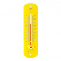 19cm Gartenthermometer Retro Gelb