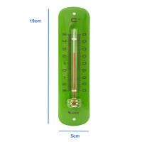 Lantelme Metall Analog Thermometer Retro Farbe Grün...