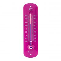 19cm Gartenthermometer Retro Pink