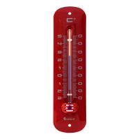 19cm Gartenthermometer Retro Weinrot