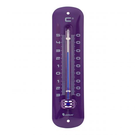 19cm Gartenthermometer Retro Lila