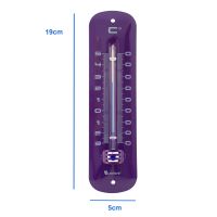 Lantelme Metall Analog Thermometer Retro Farbe Lila...