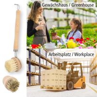 Lantelme 4 Tlg Spül- Topfbürsten Set Holz Sisal Borsten
