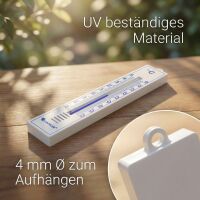 Lantelme 3 Stück Set  Innen- Außen Protektionismus Thermometer Made in Germany