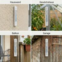 Lantelme 3 Stück Set  Innen- Außen Protektionismus Thermometer Made in Germany