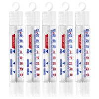 5 Stück Kühlschrankthermometer Set Analog mit Haken