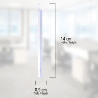 5 Stück Kühlschrankthermometer Set Analog mit Haken
