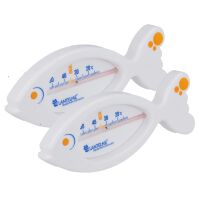 2 Stück Kinder Badethermometer Fisch weiß im Set
