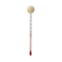 Lantelme Teeglas Thermometer Glas 14cm 110°C mit...