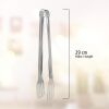 Lantelme Grillzange 30 cm + 20 Metallspieße 20 cm – Edelstahl Set