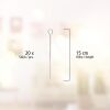 Lantelme Grillzange 30 cm + 20 Metallspieße 20 cm – Edelstahl Set