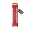 Lantelme Metall Thermometer Innen Außen -45°C bis +50°C, Rot Grün, Made in Germany