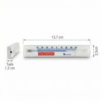 Lantelme 3 Stück Kühlschrankthermometer Set Waagrecht Selbstklebend Temperatur + -  40°C