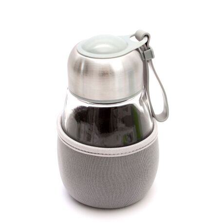 Lantelme Teeflasche 400 ml mit Sieb – Teebereiter Glas to go