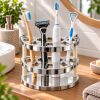Zahnbürstenhalter für 5 Bürsten, chrom weiß, Made in Germany