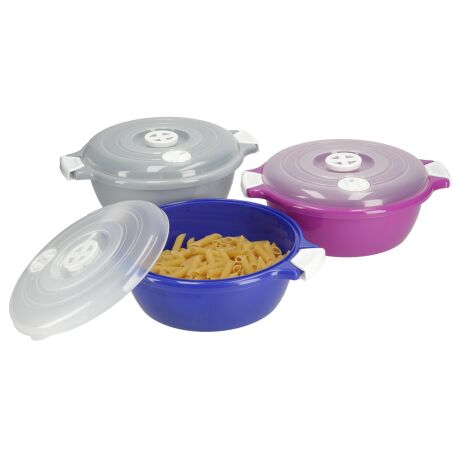 Lantelme Mikrowellenschüssel 2er Set 1,8 L – BPA-frei, 19,90 €